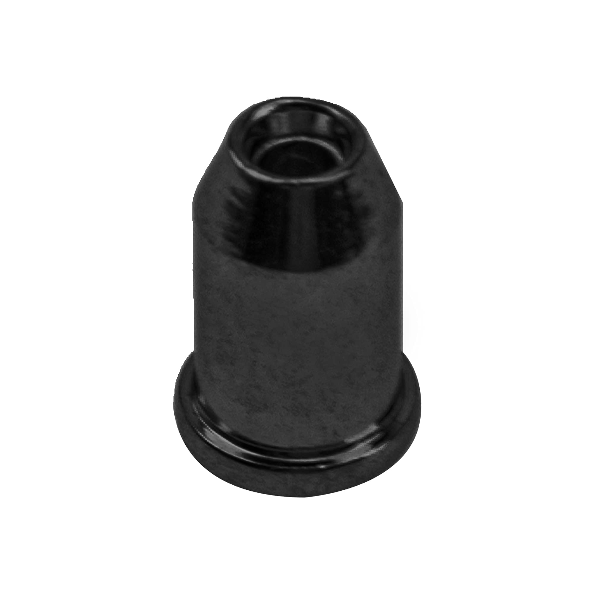 36Pcs Yootones Metal Guitar Ferrules Through-Body String Mounting Ferrules Compatible with Guitar Replacement (Black)